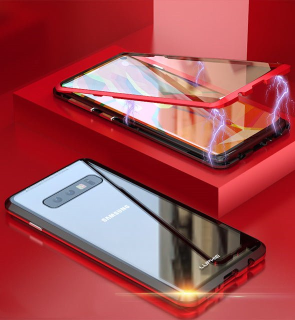 Redpepper Galaxy S10 Plus Cover Magnetica Vetro Slim
