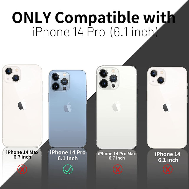 Redpepper iPhone 14 Pro Cover MagSafe Slim Nero Opaco