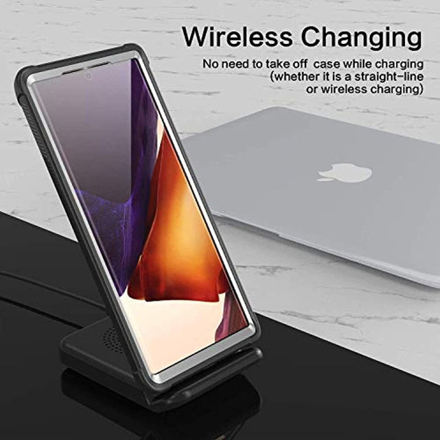 Redpepper Galaxy Note 20 Ultra cover antishock nero trasparente pellicola