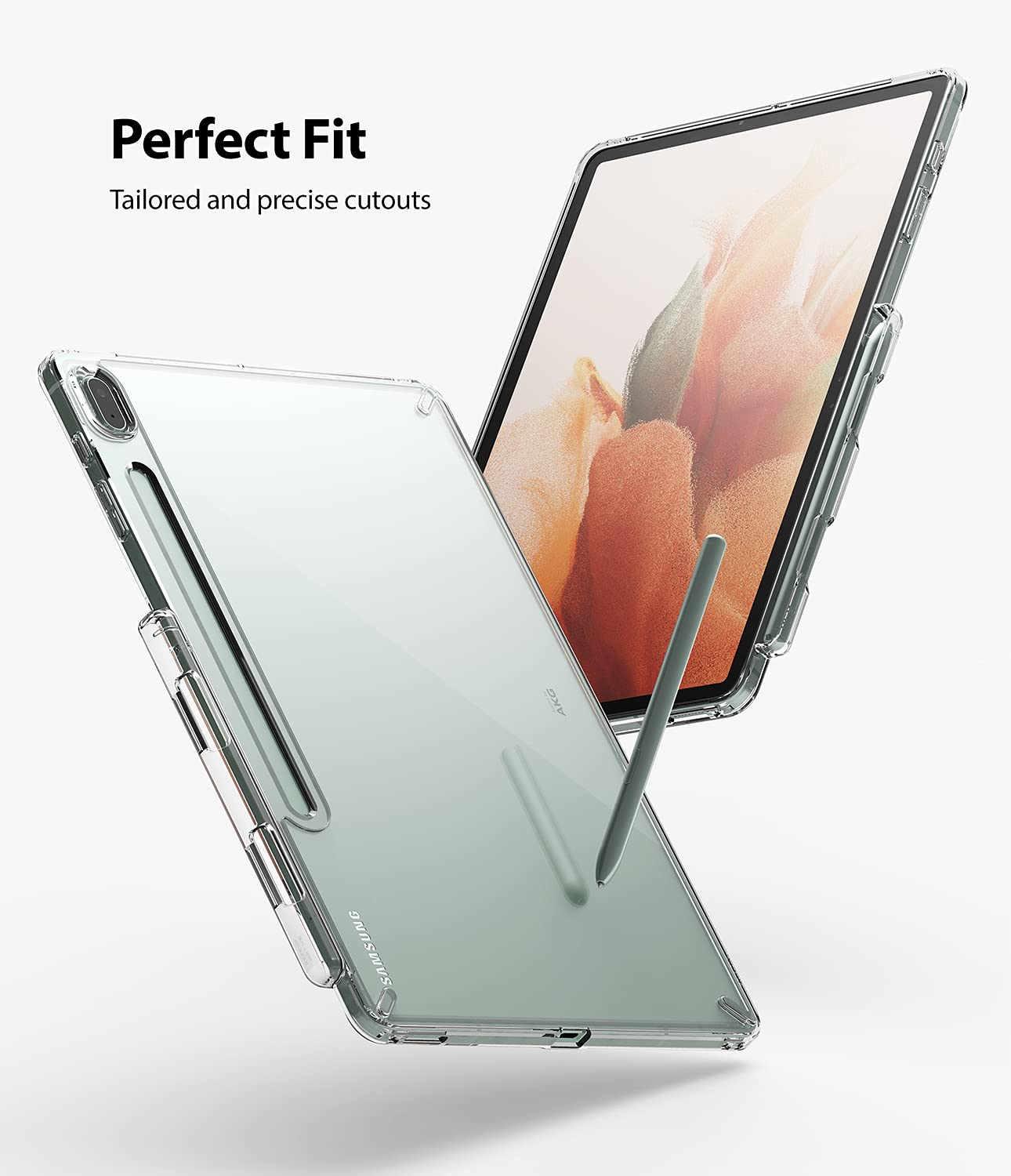Ringke Fusion Tab S7 FE cover tablet trasparente Clear