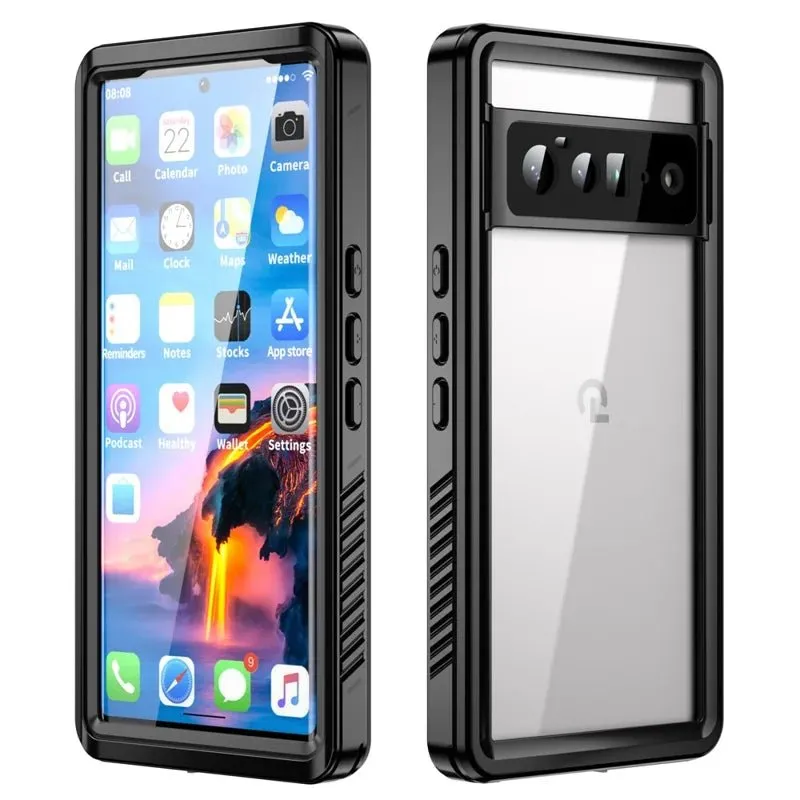 Redpepper Pixel 6 Pro Cover Impermeabile IP68 Nera