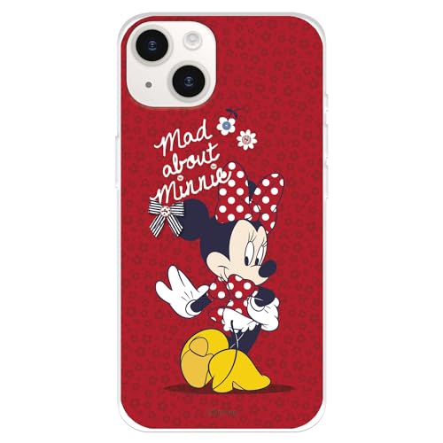 La Casa de las Carcasas Minnie Mad About custodia iPhone 15 Plus trasparente