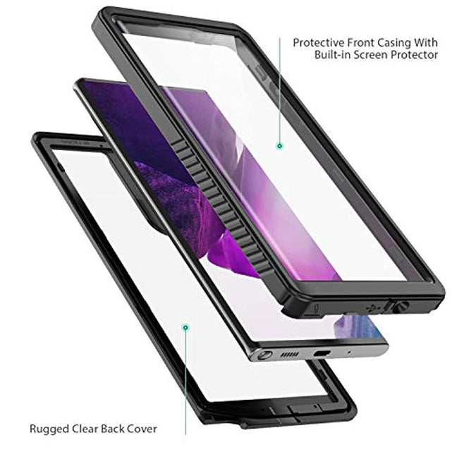 Redpepper Galaxy Note 20 Ultra Cover Waterproof IP68 Trasparente