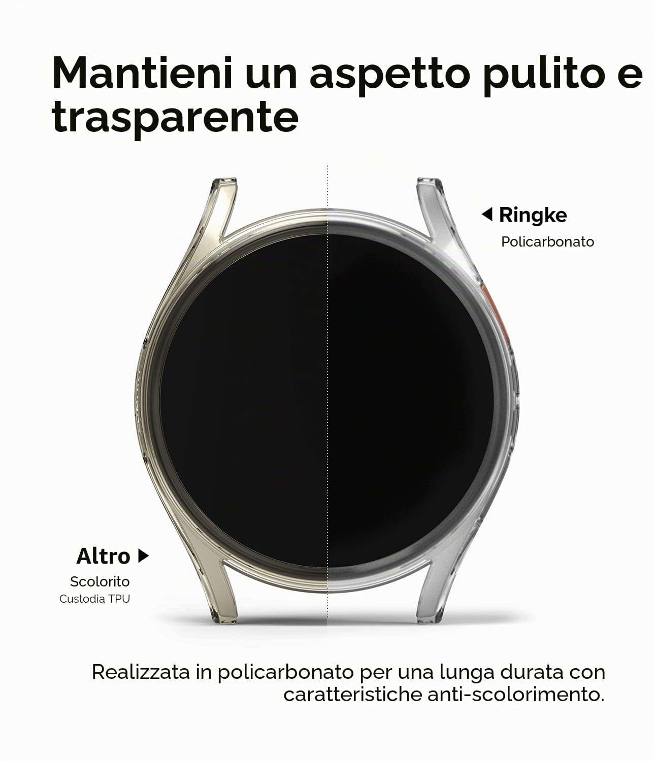 Ringke Slim cover Galaxy Watch 7 44mm Alpine Clear vetro 9H