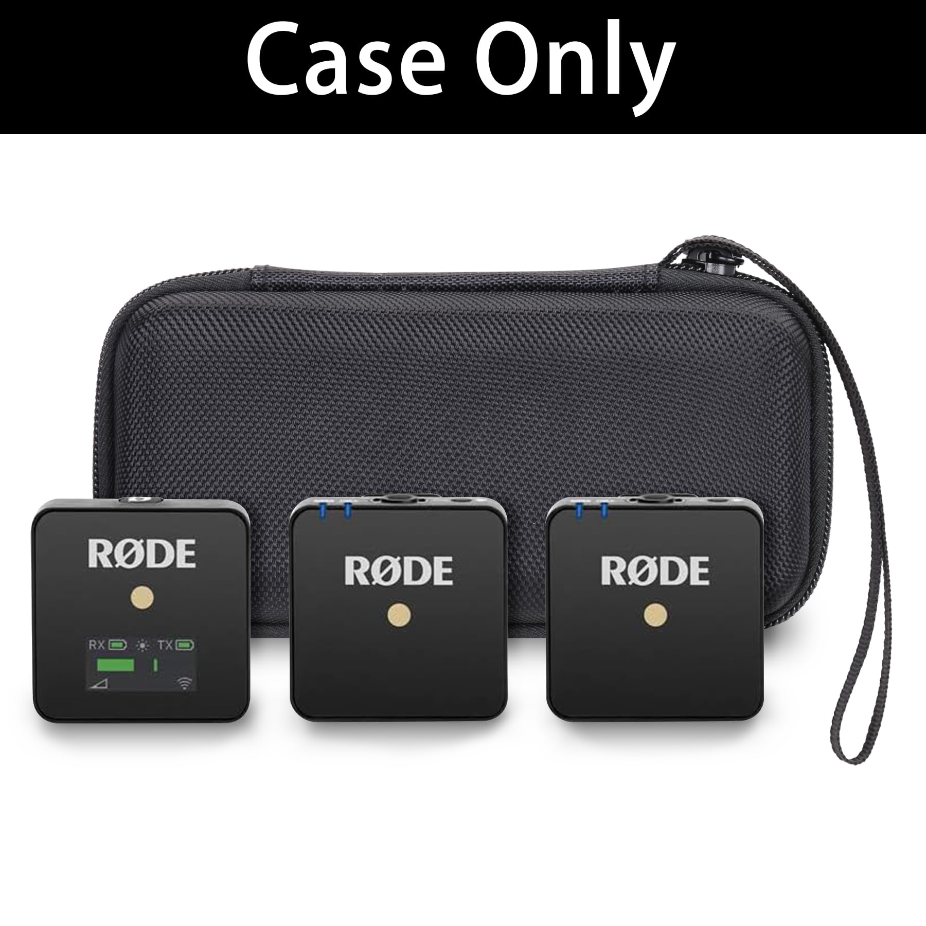 Aenllosi Custodia microfono Rode GO/ME nera EVA