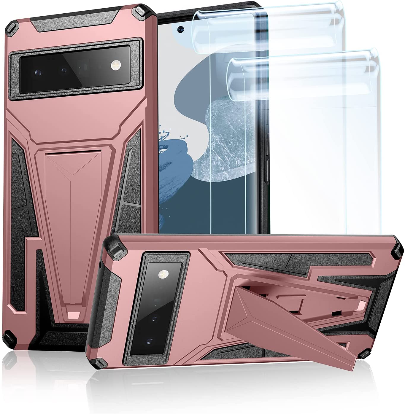 Redpepper Pixel 6 Pro cover antishock con supporto e pellicola