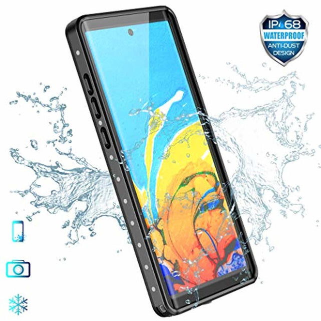 Redpepper Galaxy Note 10 Plus Cover Impermeabile IP68 Nera