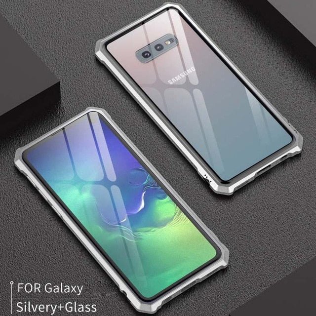 Redpepper Galaxy KS0007 cover S10 Plus trasparente alluminio