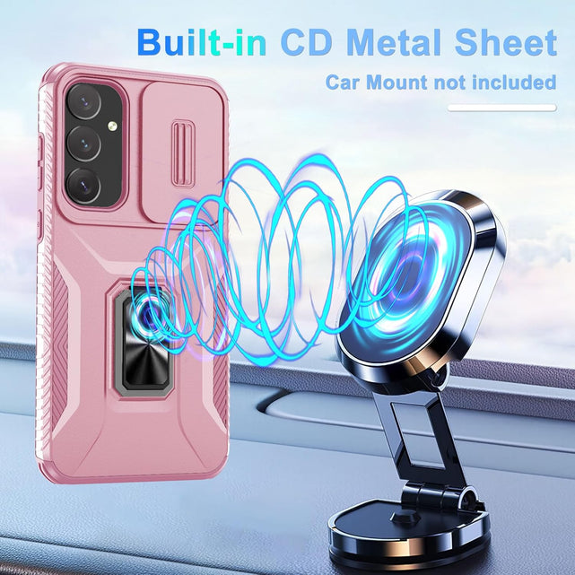 Redpepper Galaxy S25 custodia blu slide camera con anello