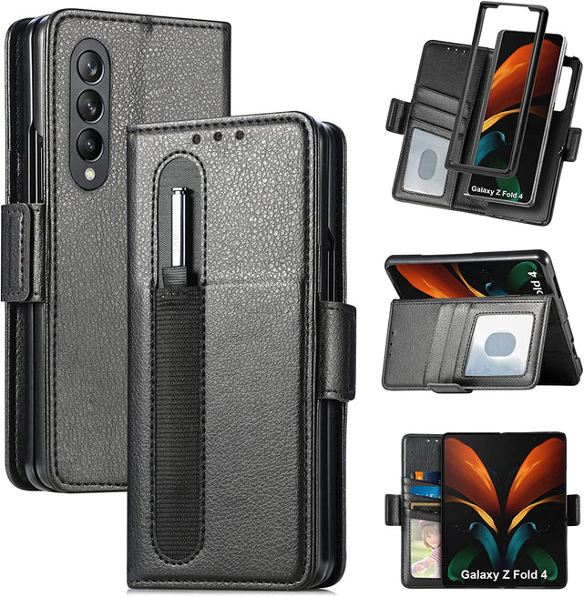 Redpepper Galaxy Z Fold 4 cover portafoglio pelle con penna