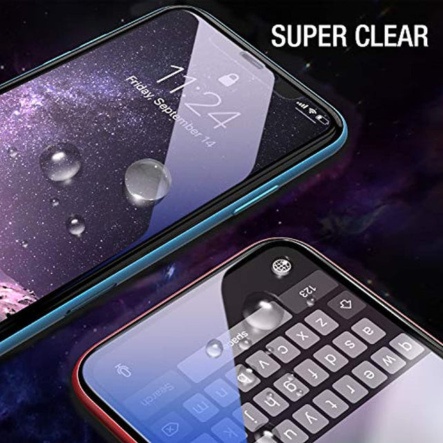Redpepper iPhone XR Pellicola Vetro Temperato 2 Pezzi 9H