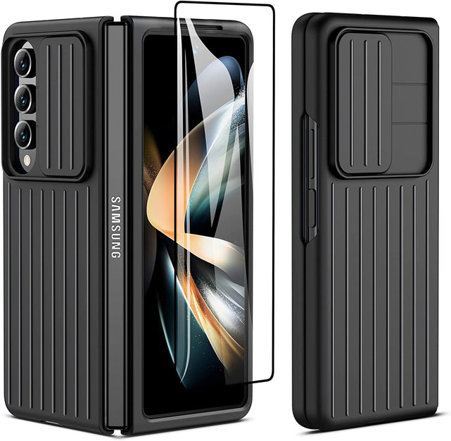 Redpepper Galaxy Z Fold 4 Cover Nera con Coprilente + Pellicola
