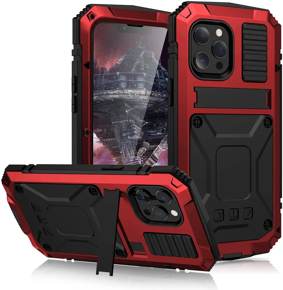 Redpepper iPhone 13 Mini cover alluminio waterproof nera
