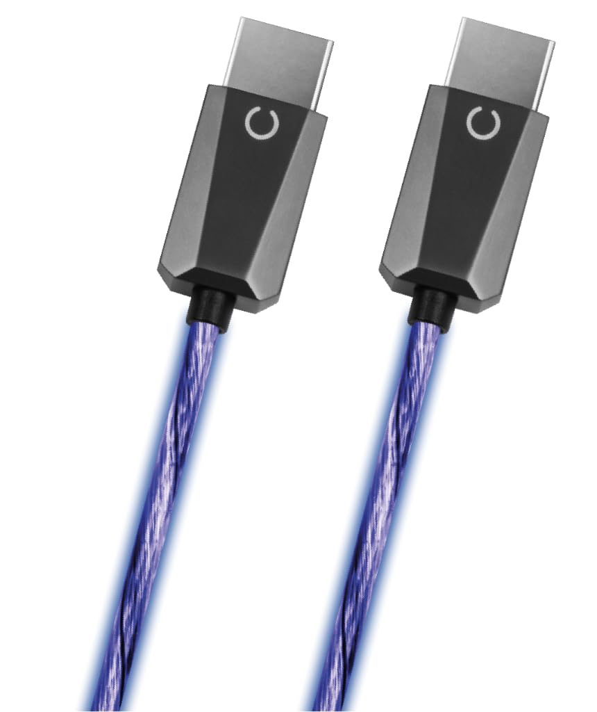 Konix Cables Cavo HDMI 2.1 8K 48Gbps 1,2 m blu LED gaming