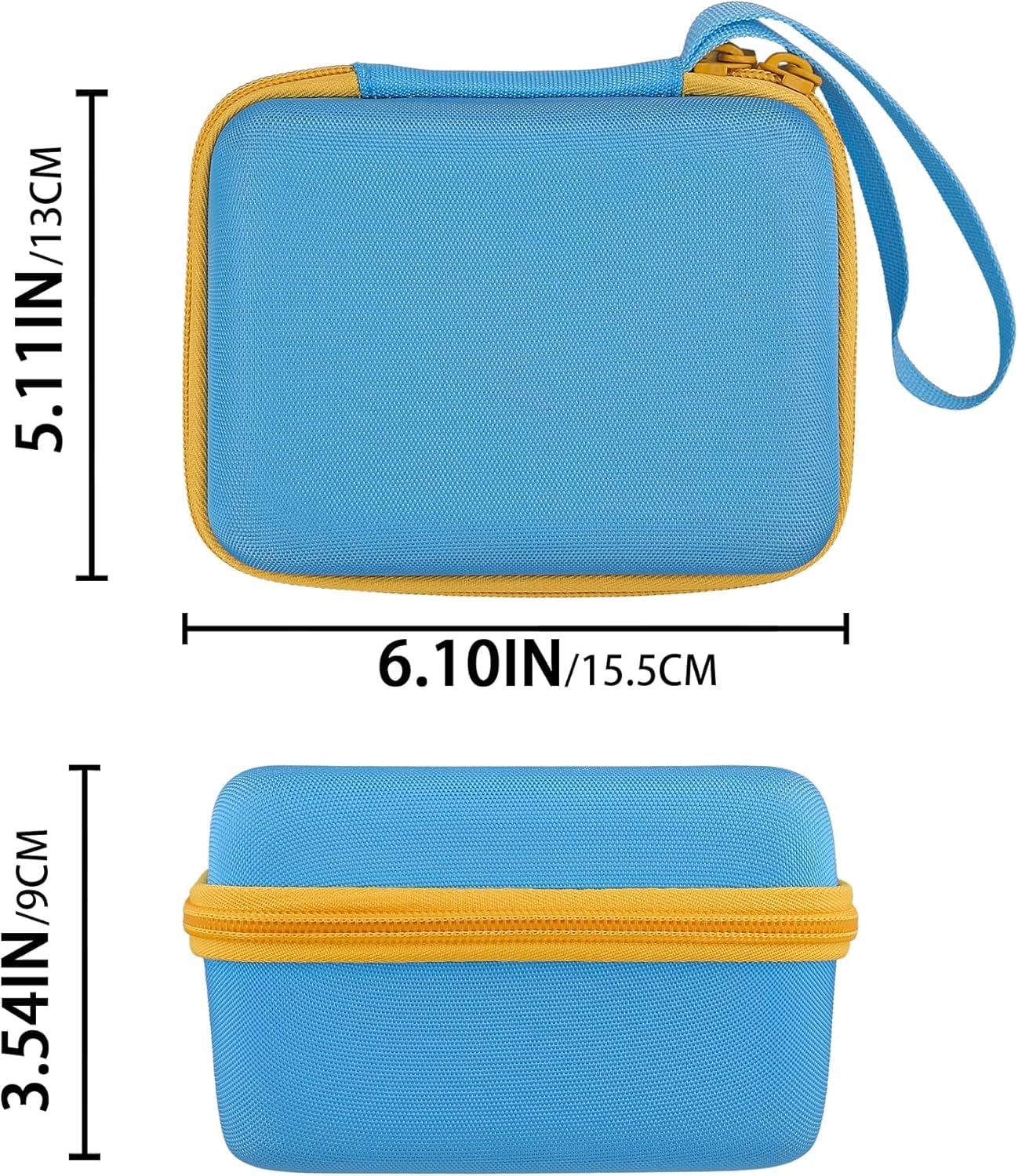 Aenllosi Toy Case Custodia Flashcards EVA 15,5x13x9 cm Nero