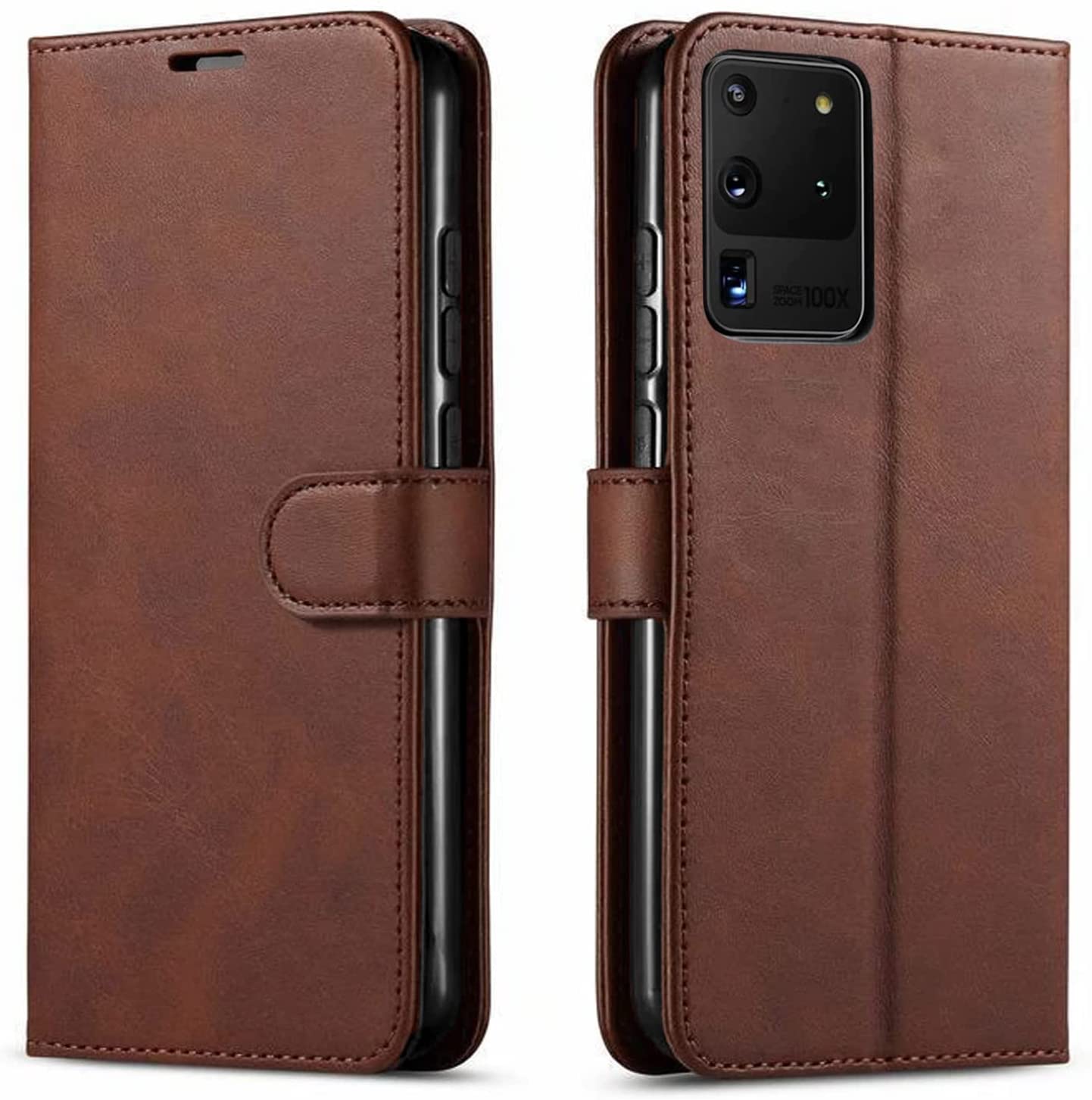 Redpepper Galaxy Cases S20 Ultra custodia portafoglio pelle nera