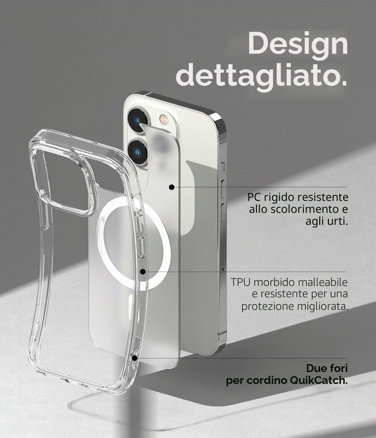 Ringke Fusion Magnetic Cover iPhone 14 Pro Matte Clear