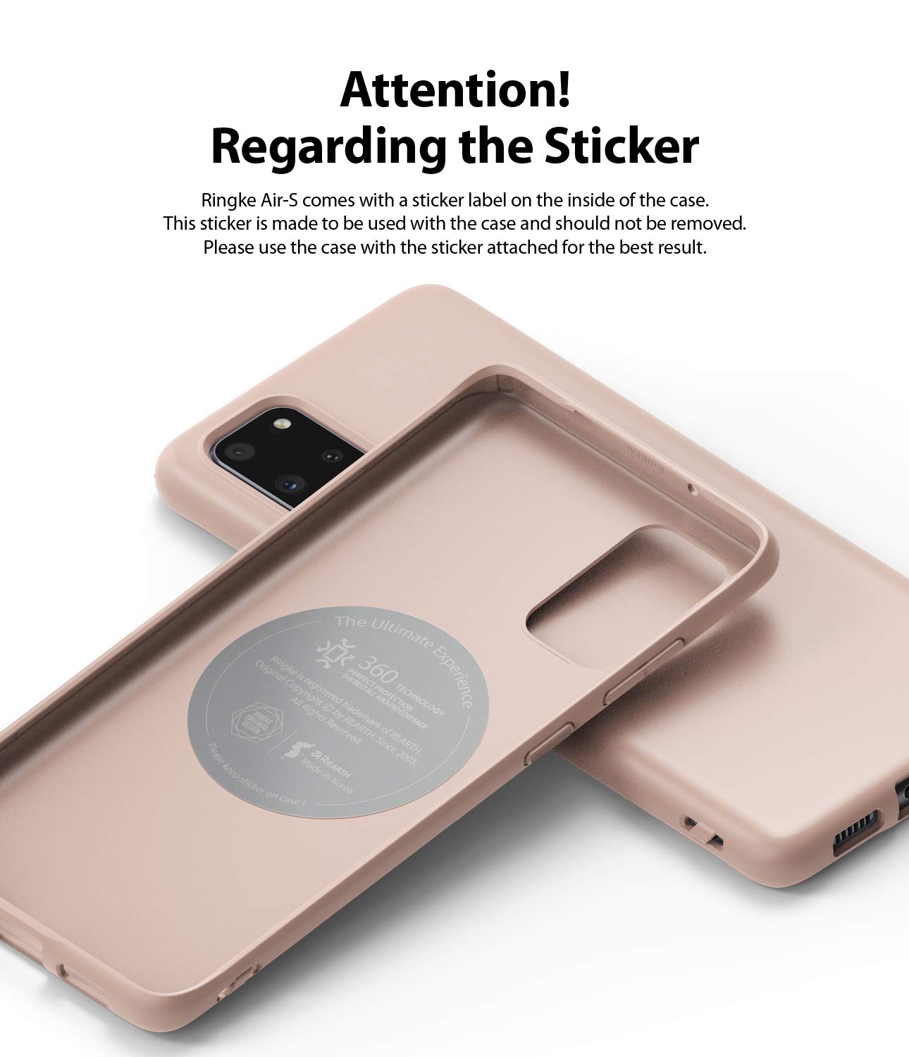 Ringke Air-S Cover Galaxy S20 Plus Custodia Rosa Sottile TPU