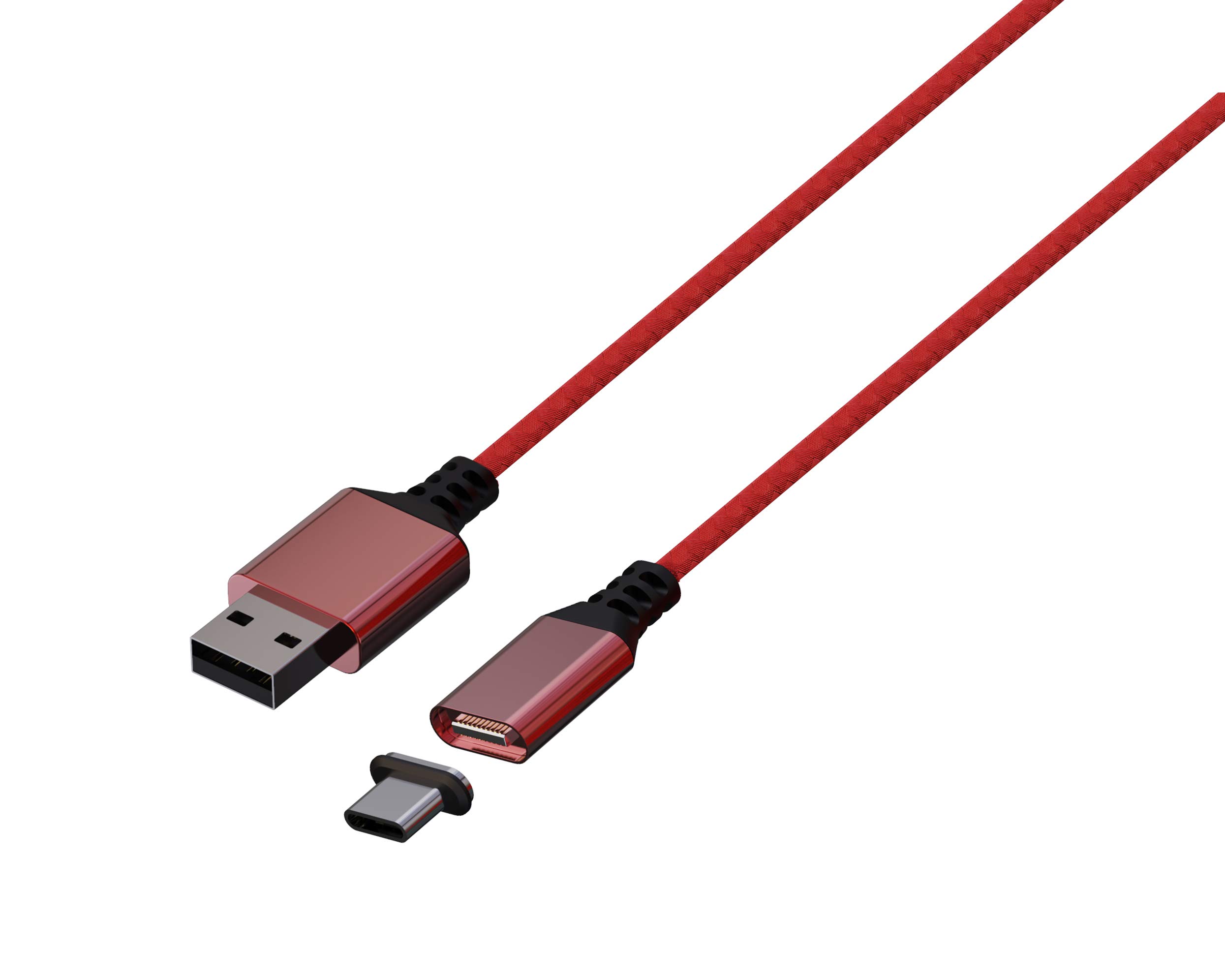 Konix Mythics cavo magnetico USB-C rosso 3 m ricarica Xbox
