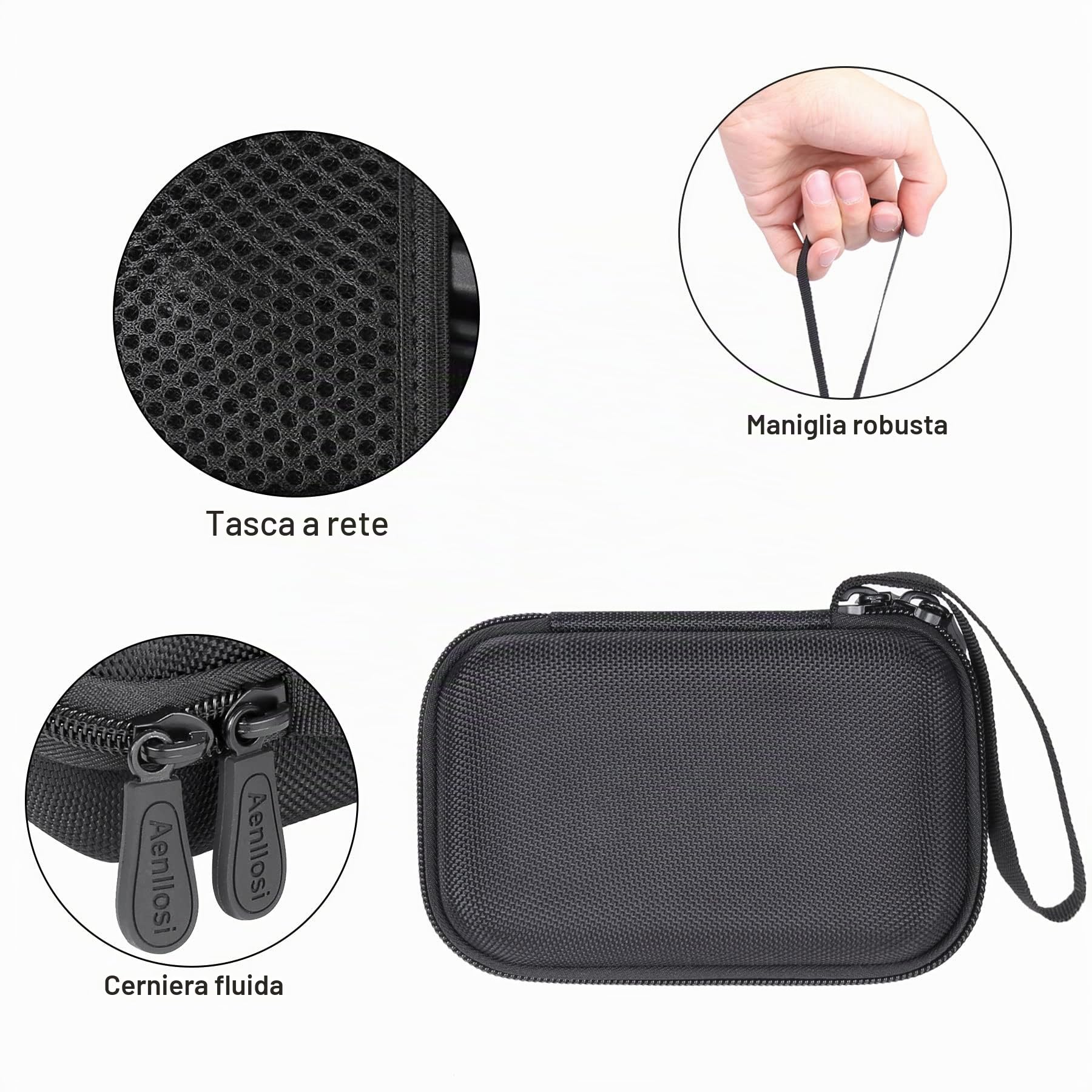 Aenllosi Custodia caricatore 3 in 1 EVA 14,5 cm