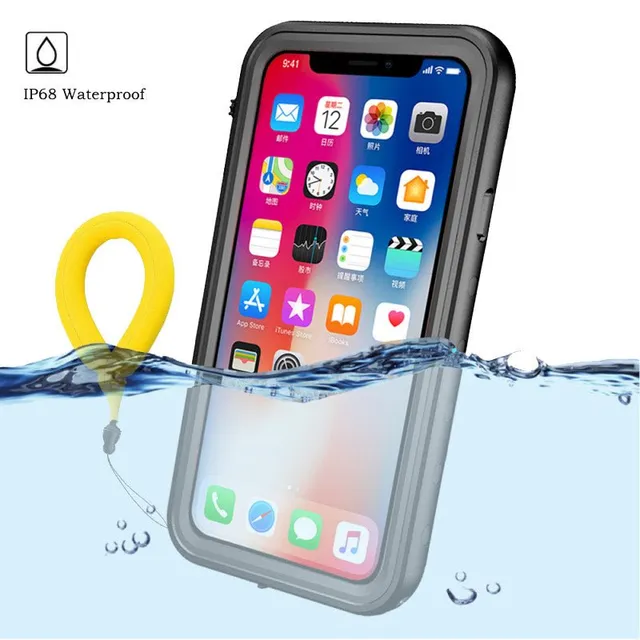 Redpepper iPhone XS Max custodia impermeabile IP68 nera