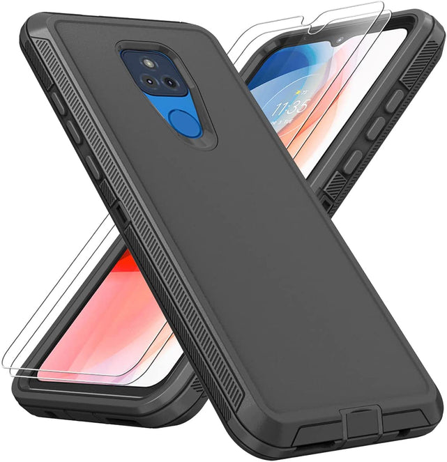 Redpepper Moto G Play 2021 Cover 3in1 + Pellicole