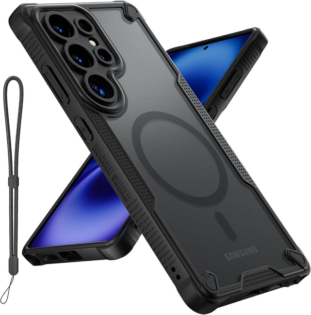 Redpepper Galaxy S25 Ultra cover magnetica nera opaca slim
