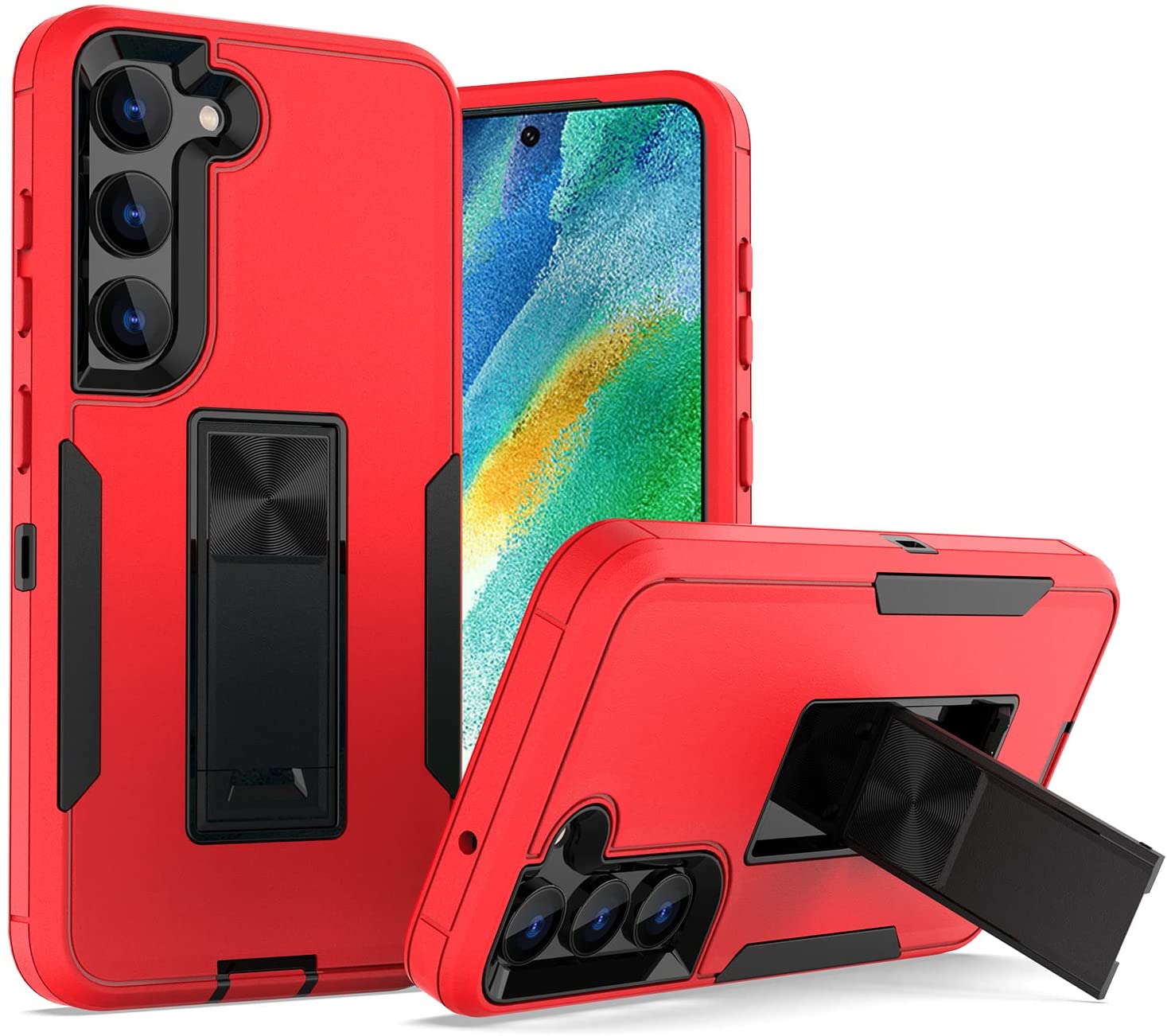 Redpepper Galaxy cover S23 5G nera con stand ibrida