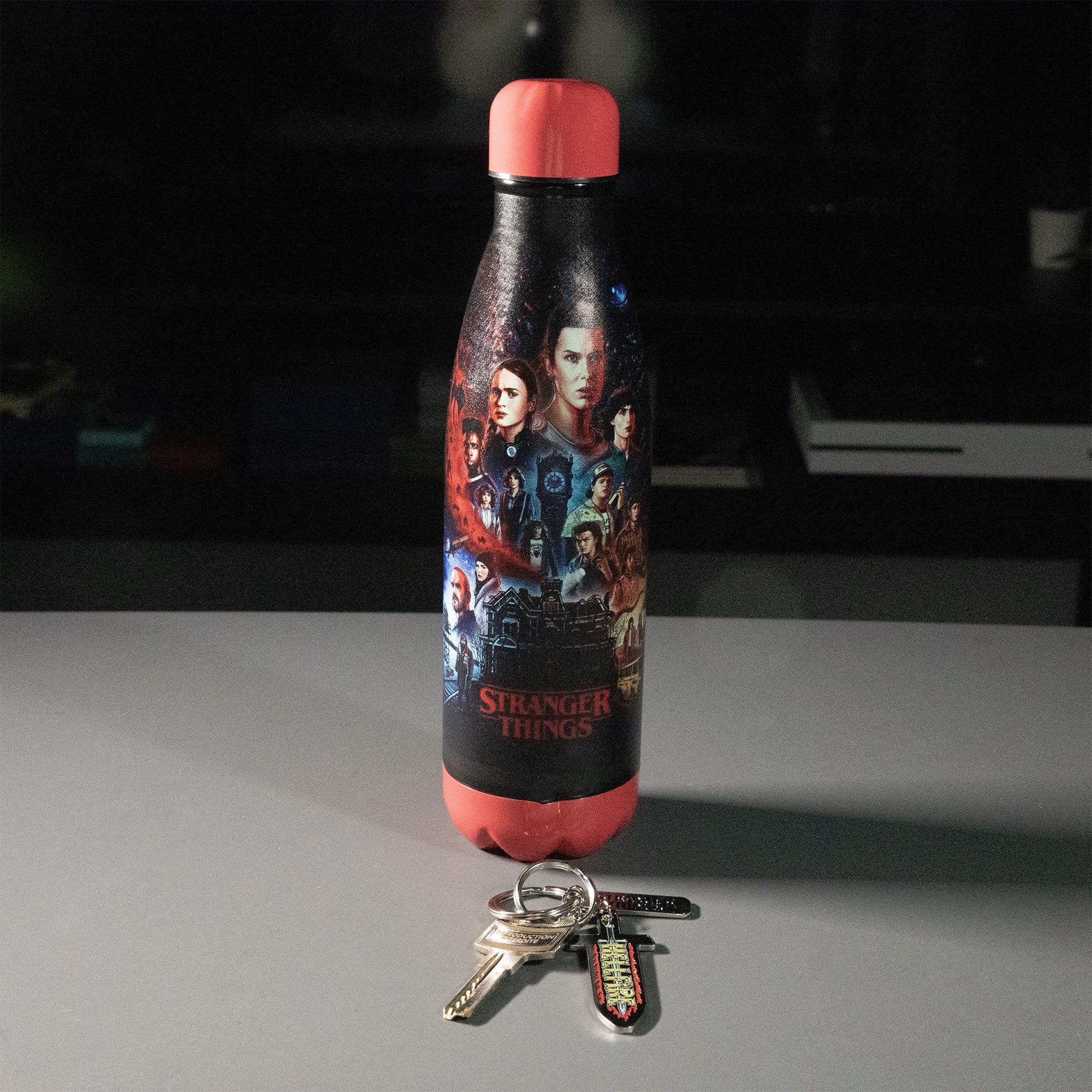 Konix Stranger Things Portachiavi Spada Metallo 4x4 cm
