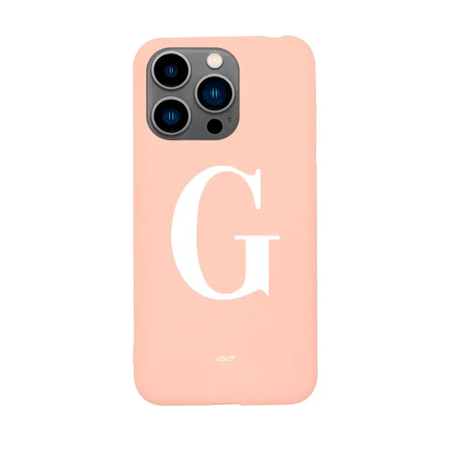 La Casa de las Carcasas Personalizzate iPhone 15 Pro custodia rosa sabbia iniziale