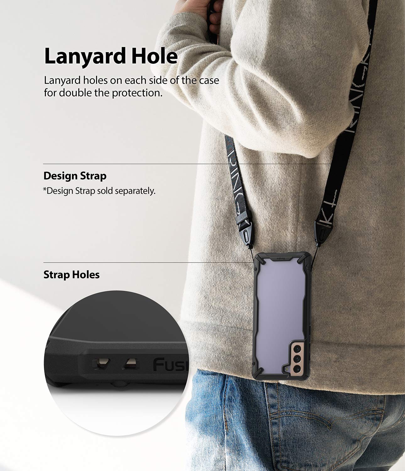 Ringke Fusion X Galaxy S21 cover antiurto Black nera