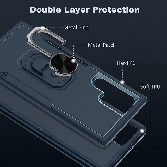 Redpepper Galaxy S22 Ultra cover anello stand magnetica