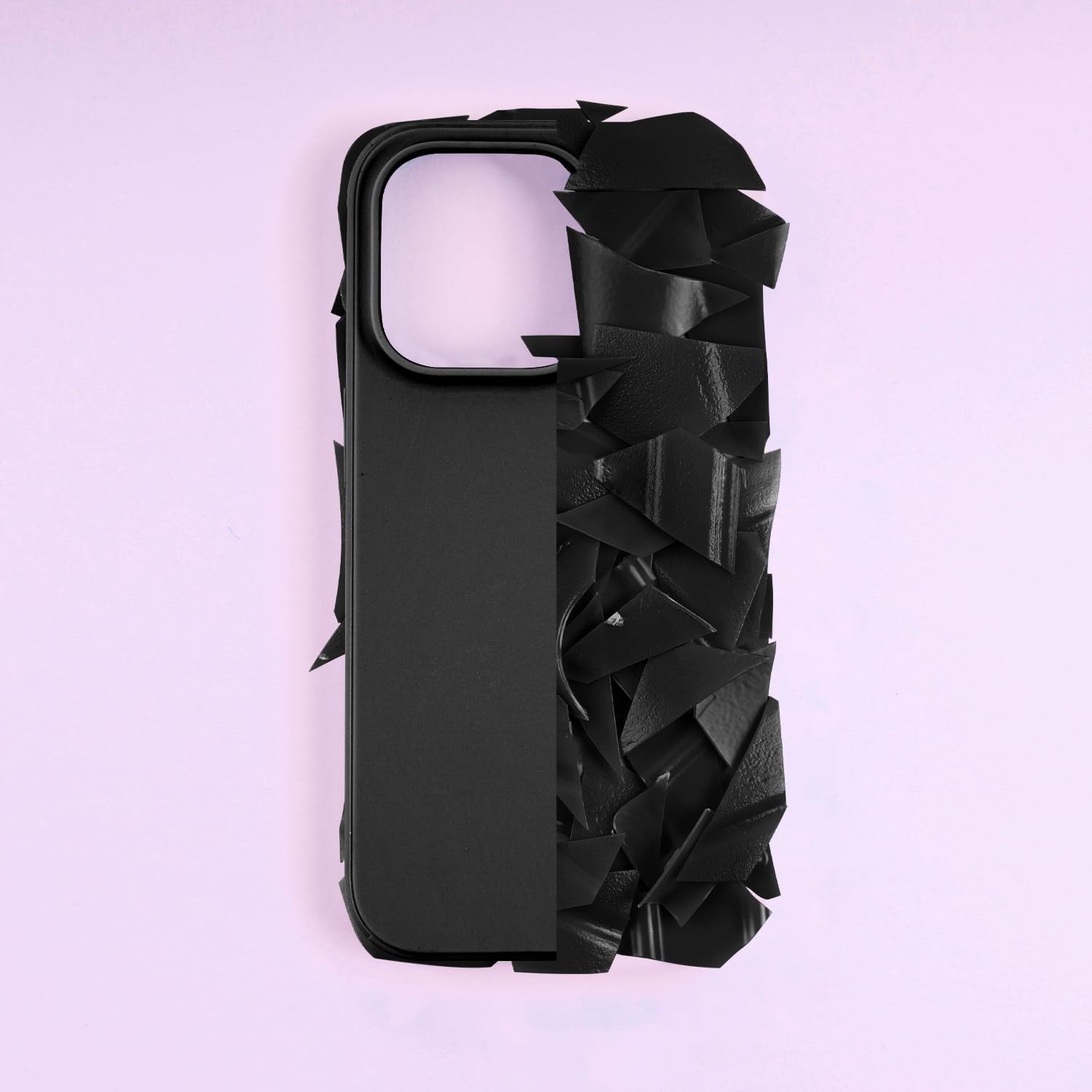La Casa Recase iPhone 15 Pro cover nero plastica riciclata