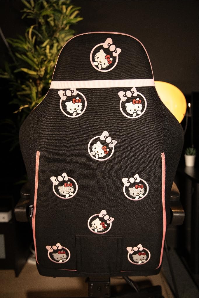 Konix Hello Kitty Sedia Gaming Ufficio 150° Nero Rosa
