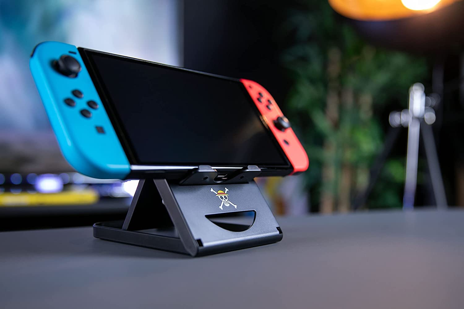 Konix One Piece supporto Switch OLED Lite tablet nero pieghevole