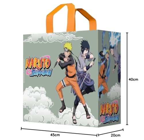 Konix Naruto Shippuden Borsa Spesa 40x45x20 cm Riciclata Bianca