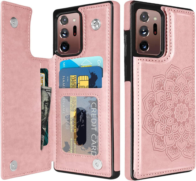 Redpepper Galaxy Note 20 Ultra cover portafoglio pelle nero