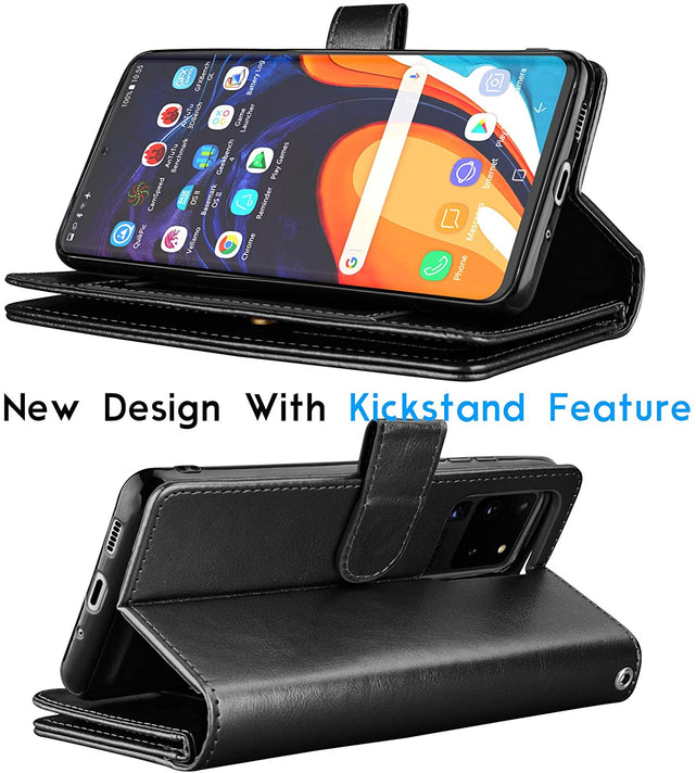 Redpepper Galaxy S20 Ultra cover portafoglio pelle carte