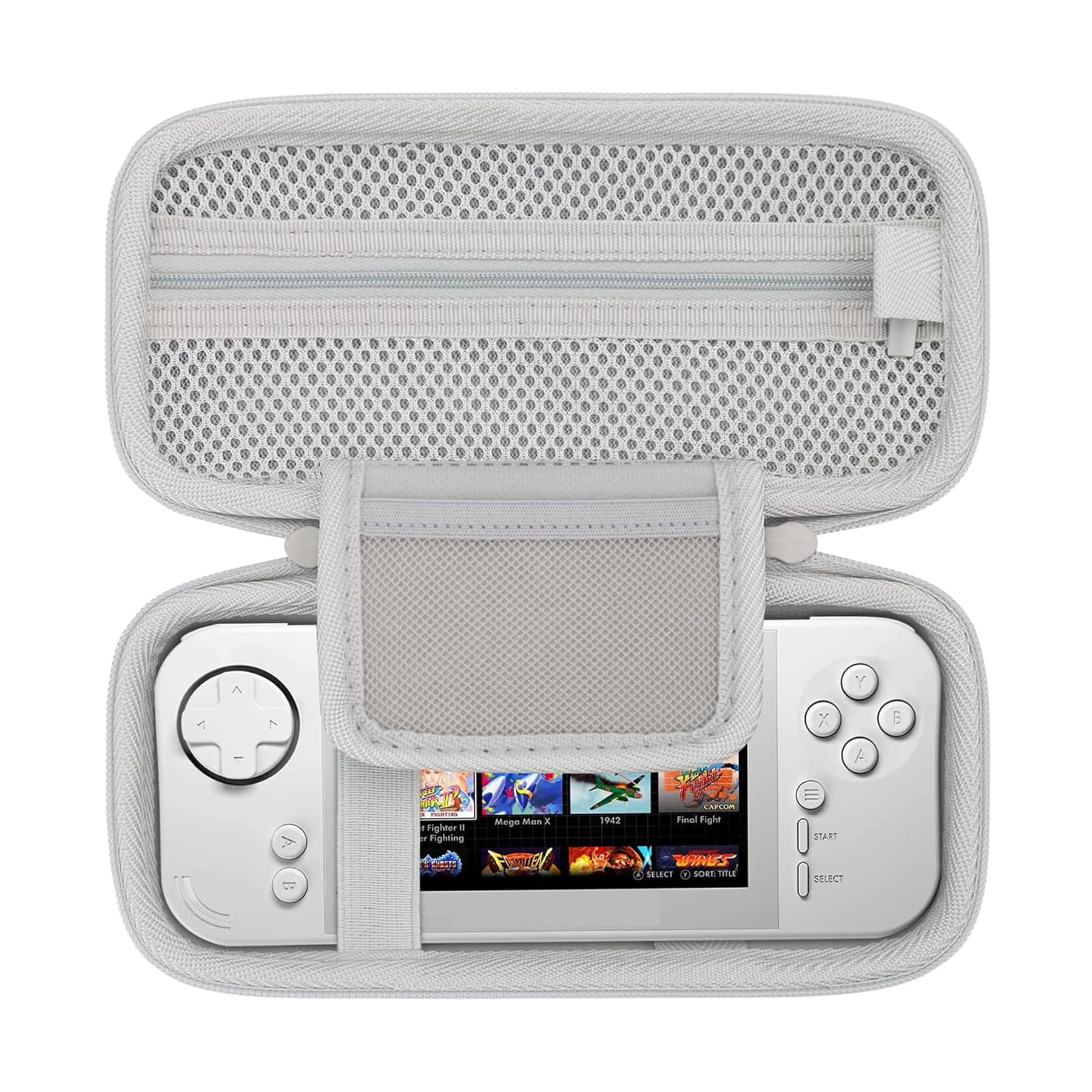 Aenllosi Game Controller Case custodia Evercade EXP Bianco EVA