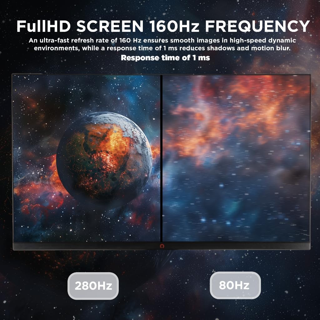 Konix Orion 27" Monitor Gaming Full HD 280Hz IPS Nero
