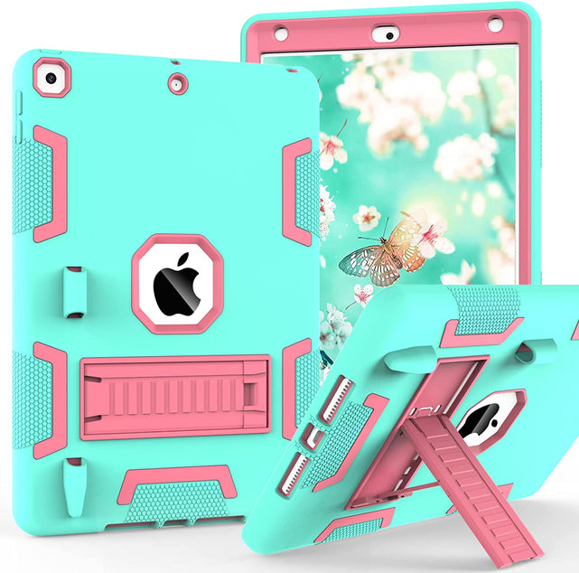 Redpepper iPad 10.2 cover bimbi con cavalletto verde