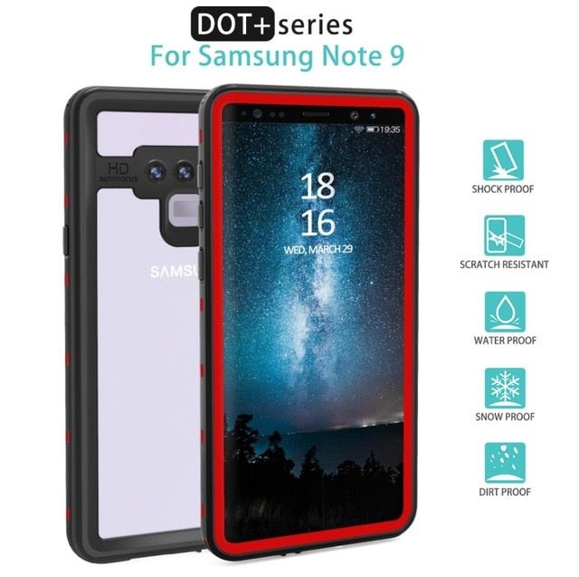 Redpepper Note 9 cover impermeabile PC+silicone sportiva