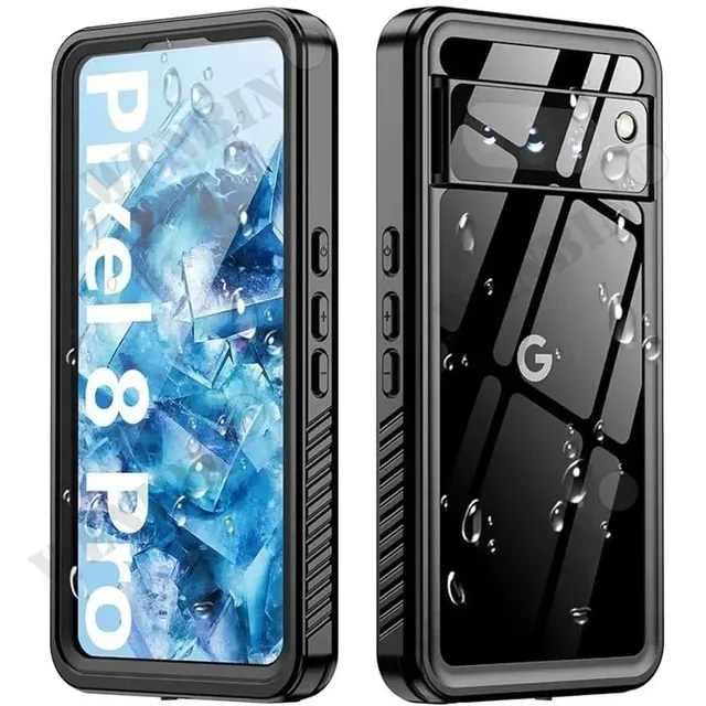 Redpepper Pixel 9 Pro Cover Impermeabile IP68 Antishock Nera