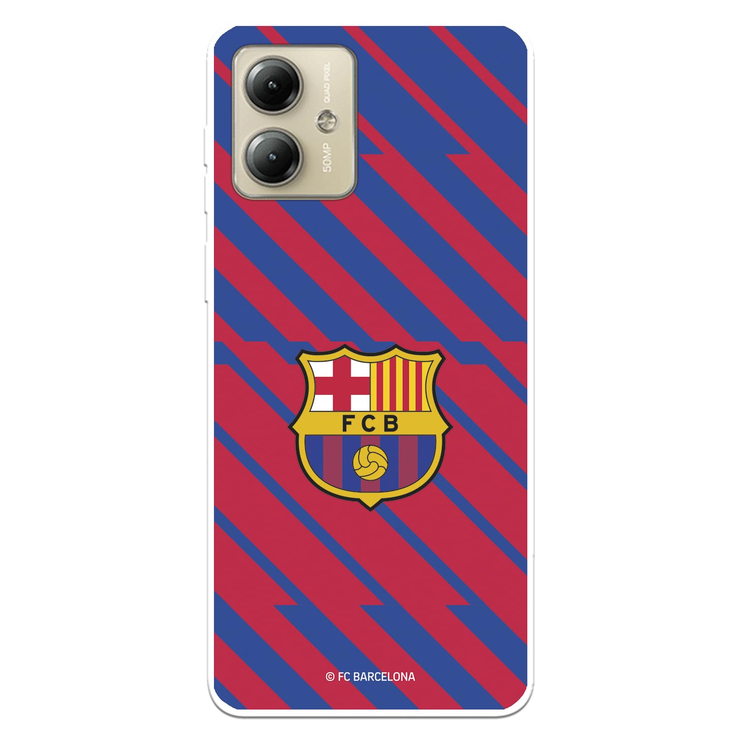 La Casa de las Carcasas Squadre Moto G14 custodia Barça trasparente