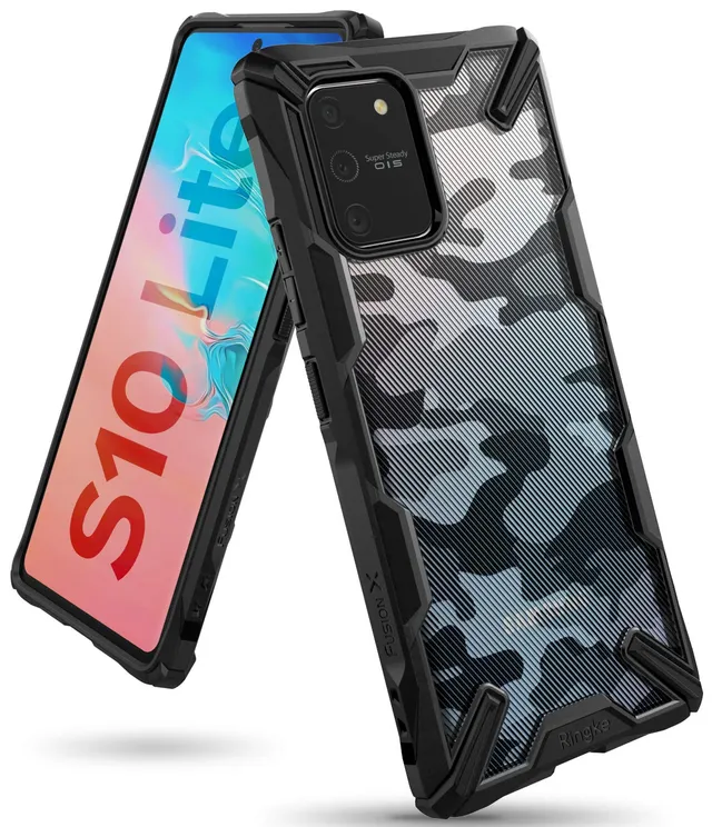 Ringke Fusion-X Cover Galaxy S10 Lite Camo Black antiurto