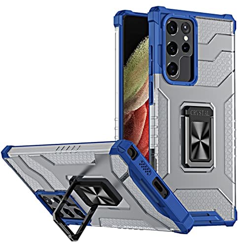 Redpepper Galaxy S22 Plus Cover Magnetica Nera con Anello