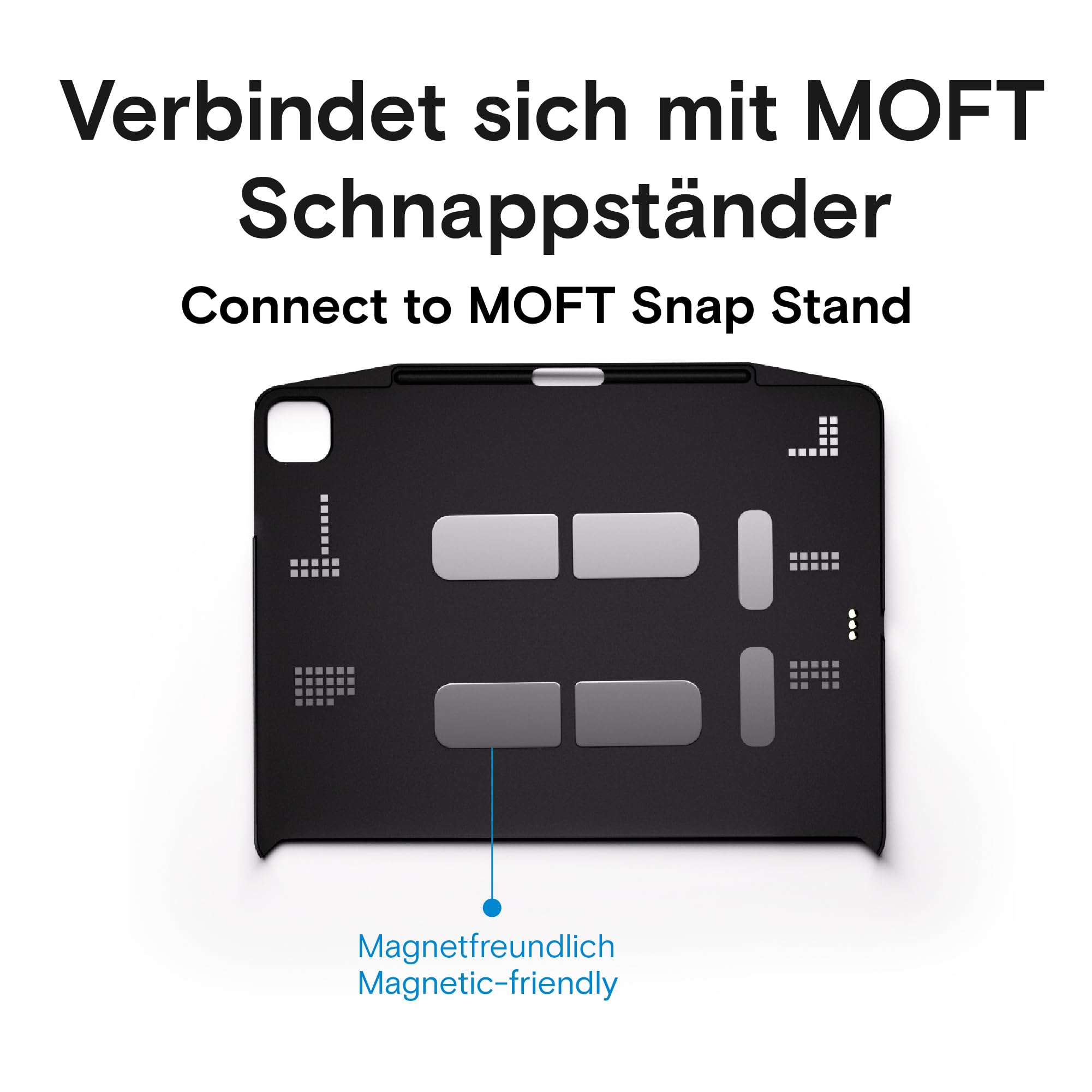 MOFT Snap Series Custodia iPad Pro 12.9 Magic Keyboard Pelle
