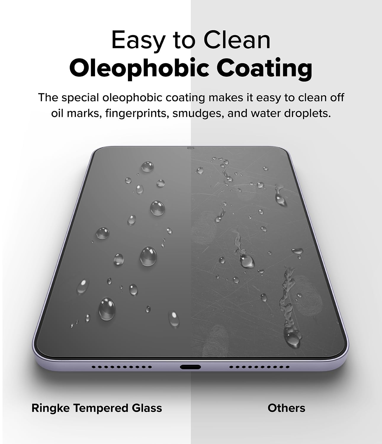 Ringke Full Glass Pellicola iPad mini 6 A17 Pro Vetro Temperato 9H