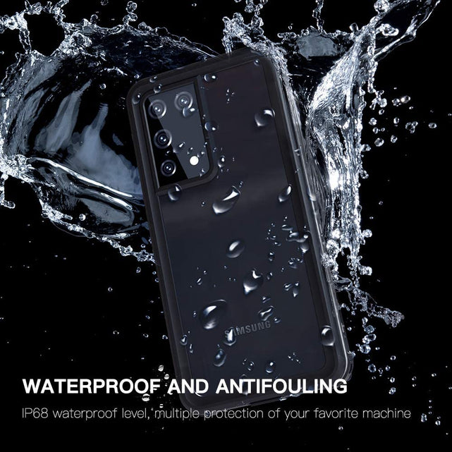 Redpepper Galaxy S21 Ultra Custodia Impermeabile IP68 con Vetro