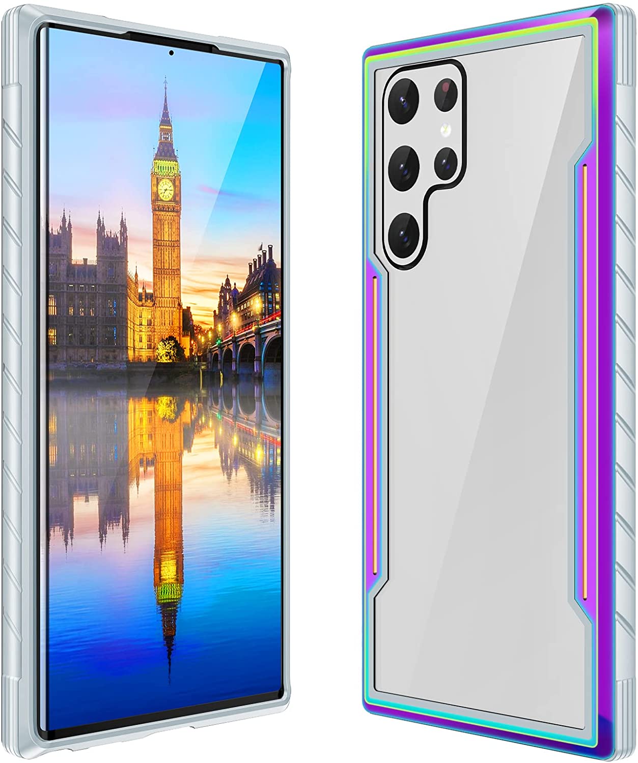 Redpepper Galaxy Cases S22 Ultra cover trasparente antiurto